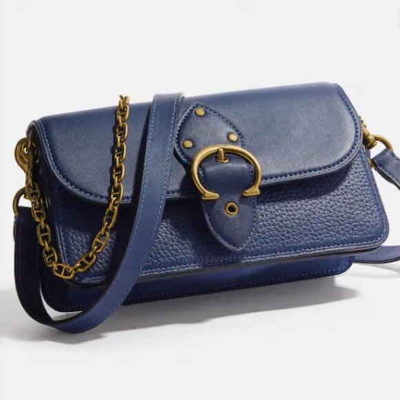 Coach *Deep Blue Beat Crossbody Clutch - Picture 2 of 16